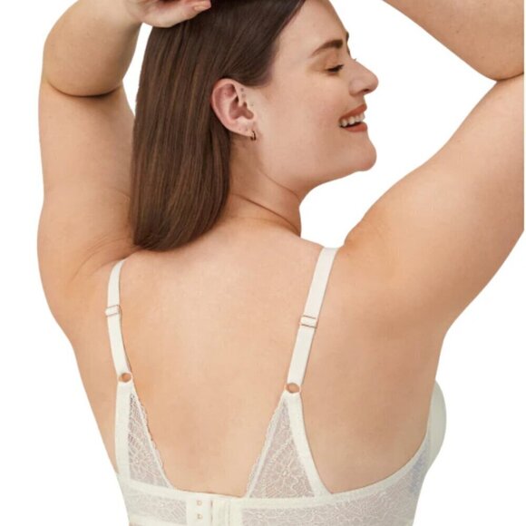 NWT WonderBra Sustainable Lace Plunge Lift EcoPure Underwire​ Bra 38C - Picture 2 of 11